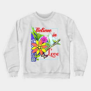 White dove Crewneck Sweatshirt